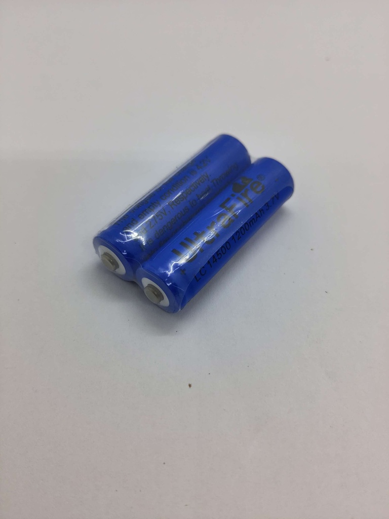 Batterie AA (2x) LC 14500 3.7V 1200mAh UltraFire