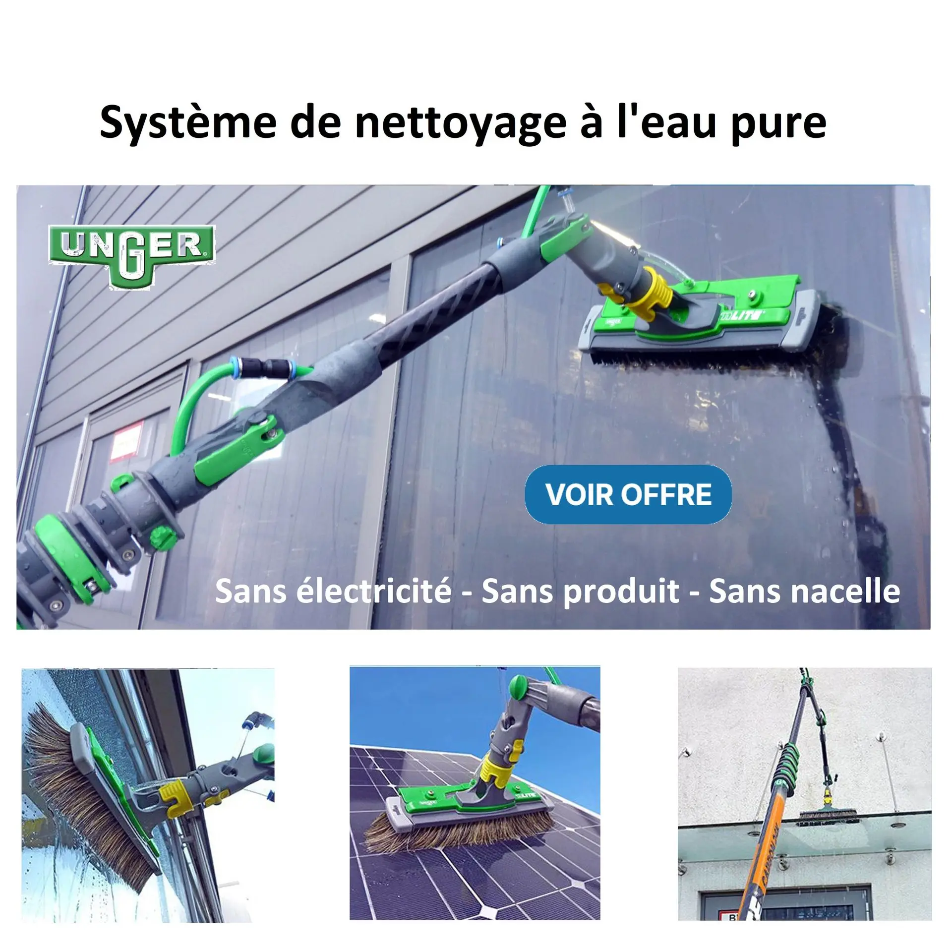 nettoyeur vitre eau pure