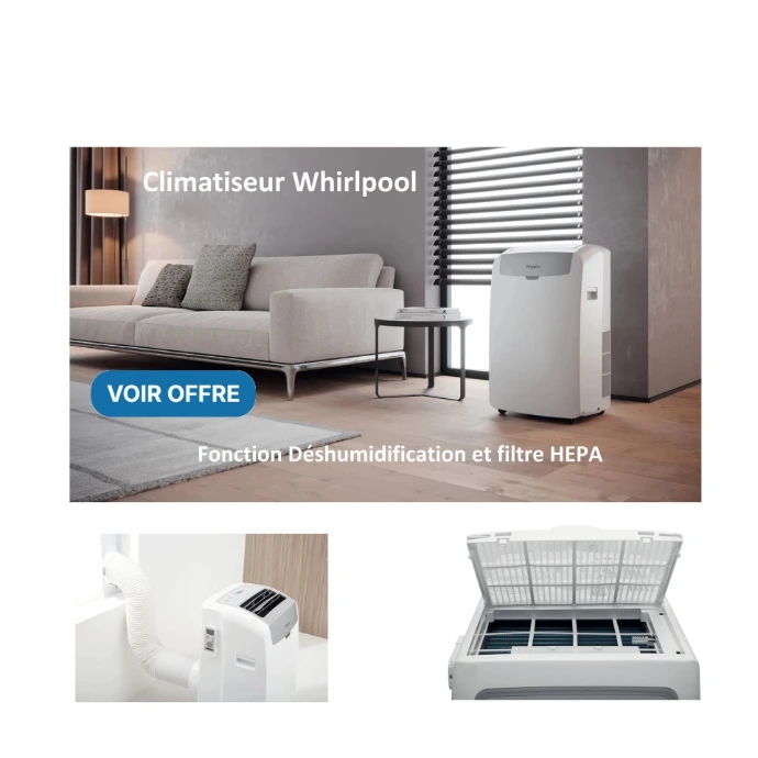 Climatiseur Whirlpool climatiseur déshumidificateur