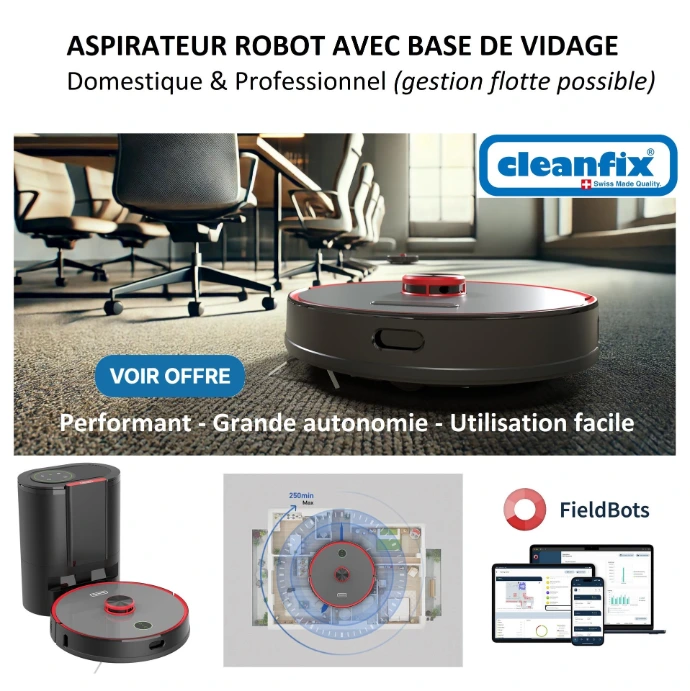 Robot aspirateur Cleanfix aspirateur robot