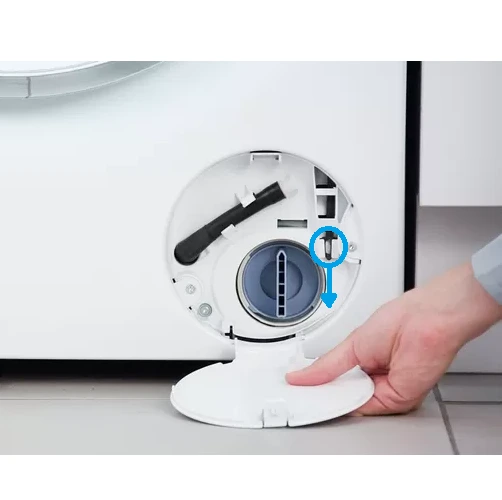 Débloquer manuellement porte hublot