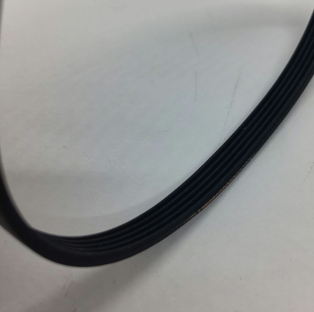 Courroie 330 J5 ø100mm x 317mm x 7.6mm poly V (rainure)