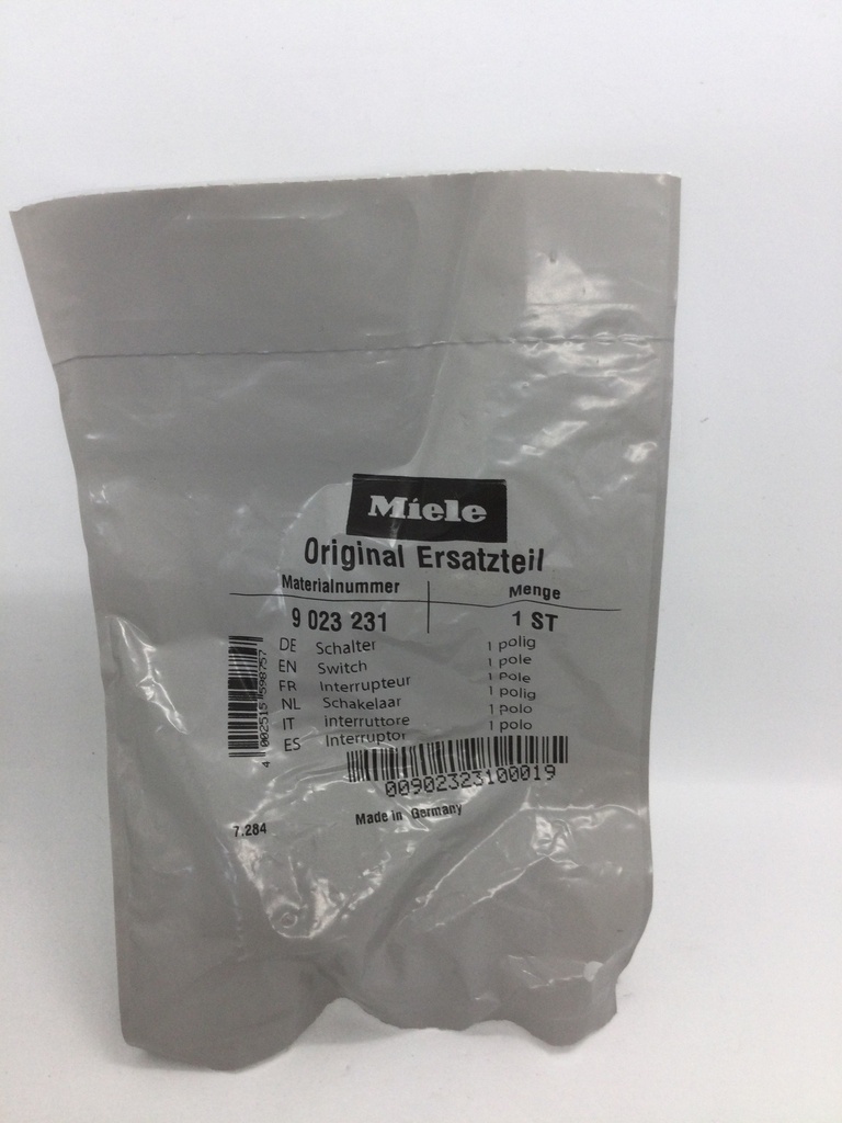 Interrupteur poussoir Miele 9023231