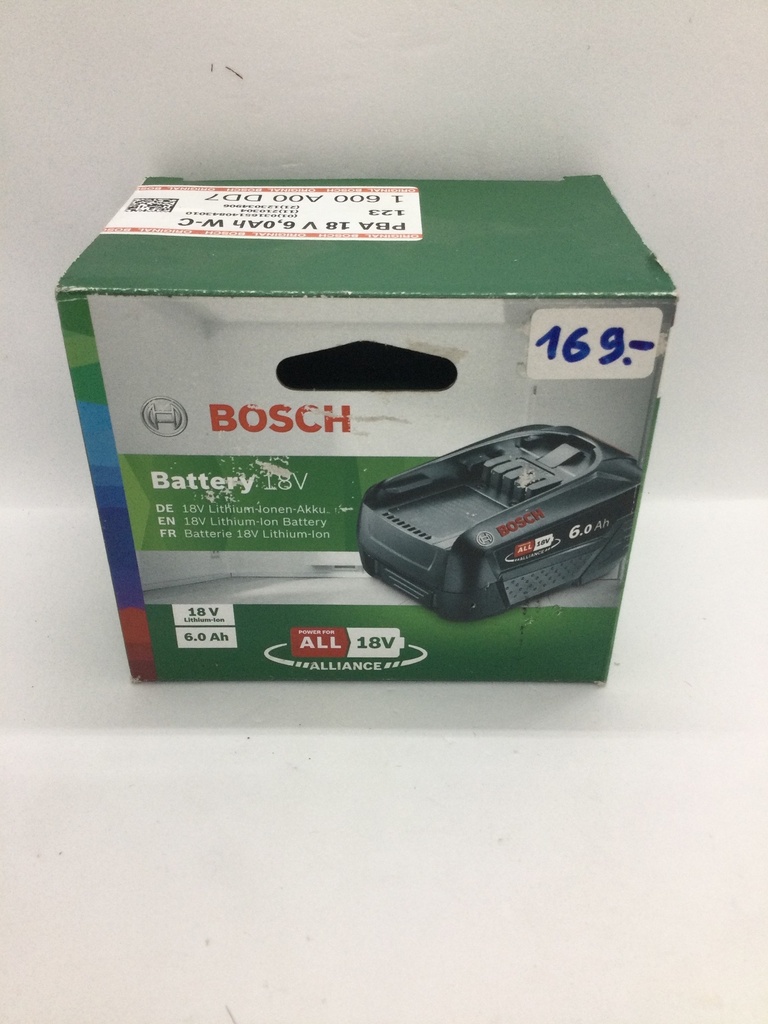 Batterie aspirateur Bosch PBA 18V 6Ah