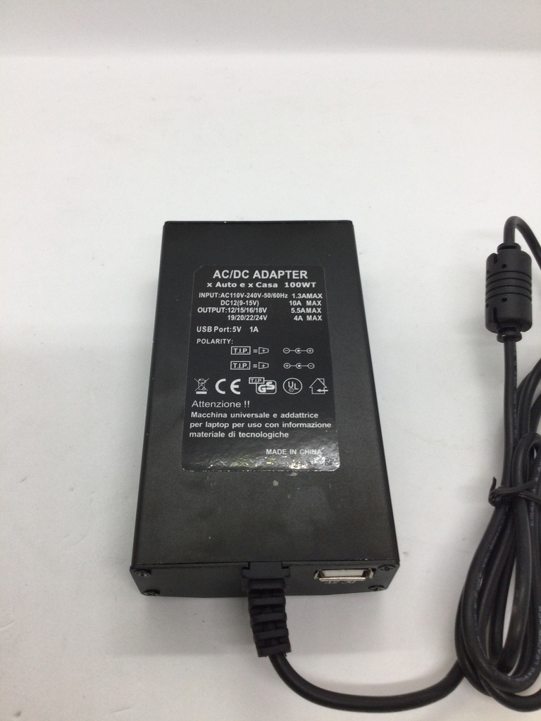 Chargeur 12V à 24V + kit embout - 100W-LCD - Universel