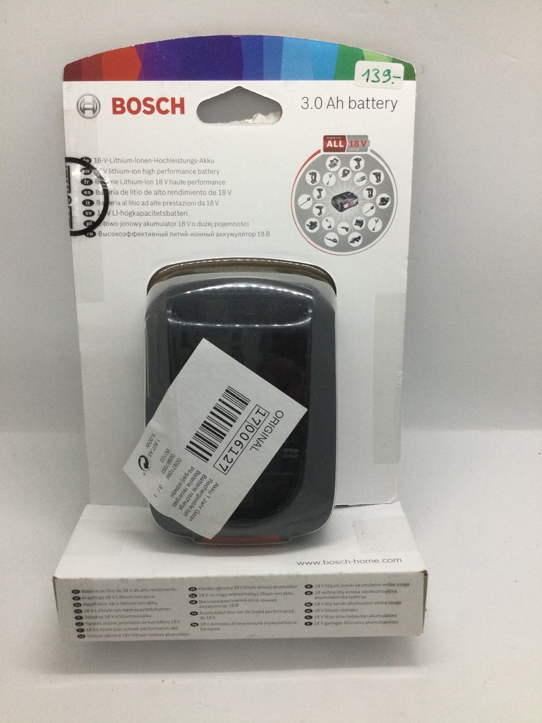 Batterie Aspirateur Bosch BHZUB1830 17006127