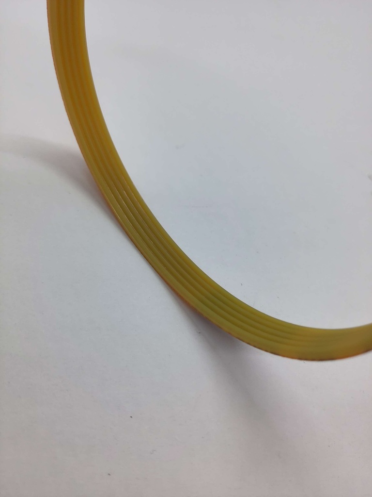Courroie J5 Delonghi AT6955593100 ø106mm x 333mm x 10mm poly V (rainure)