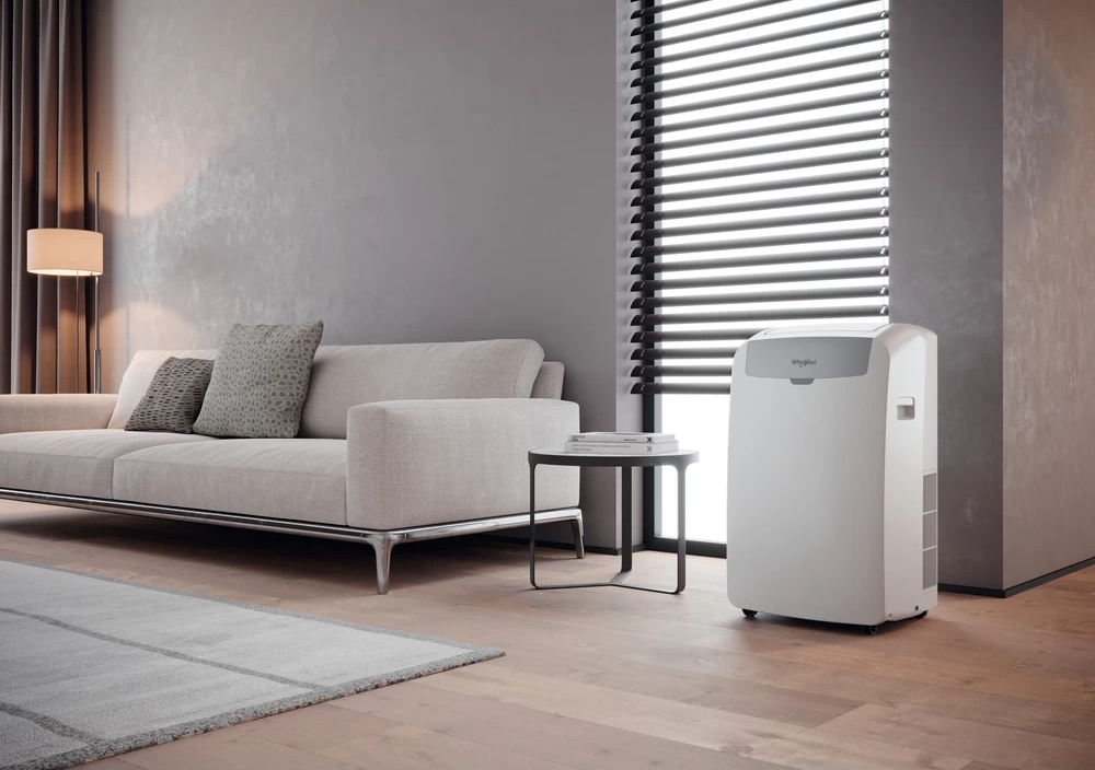 Climatiseur Whirlpool avec fonction déshumidification et filtre HEPA