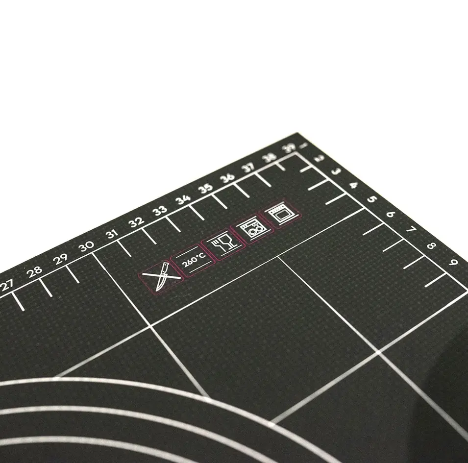 Tapis de cuisson Noir Kochblume