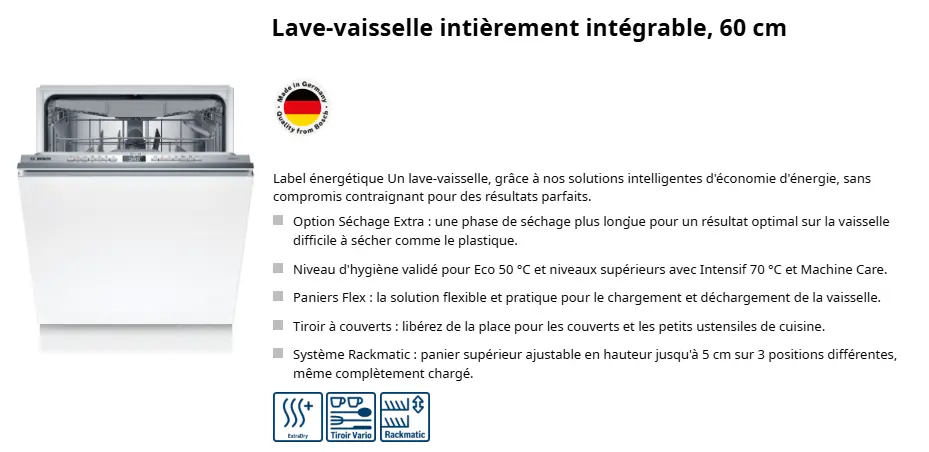 Lave-vaisselle Bosch SM entièrement encastrable 8.webp