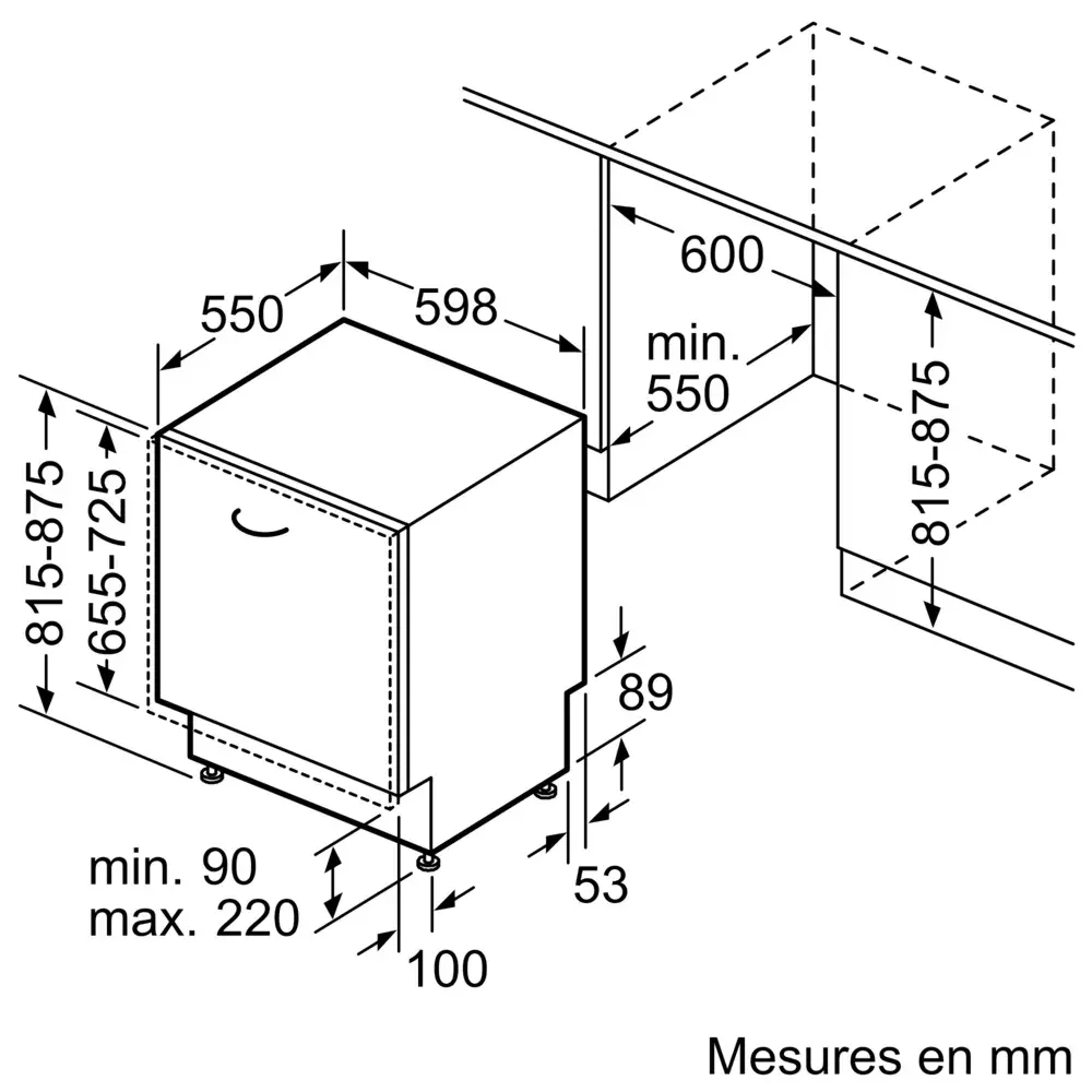 Lave-vaisselle Bosch SM entièrement encastrable 6.webp