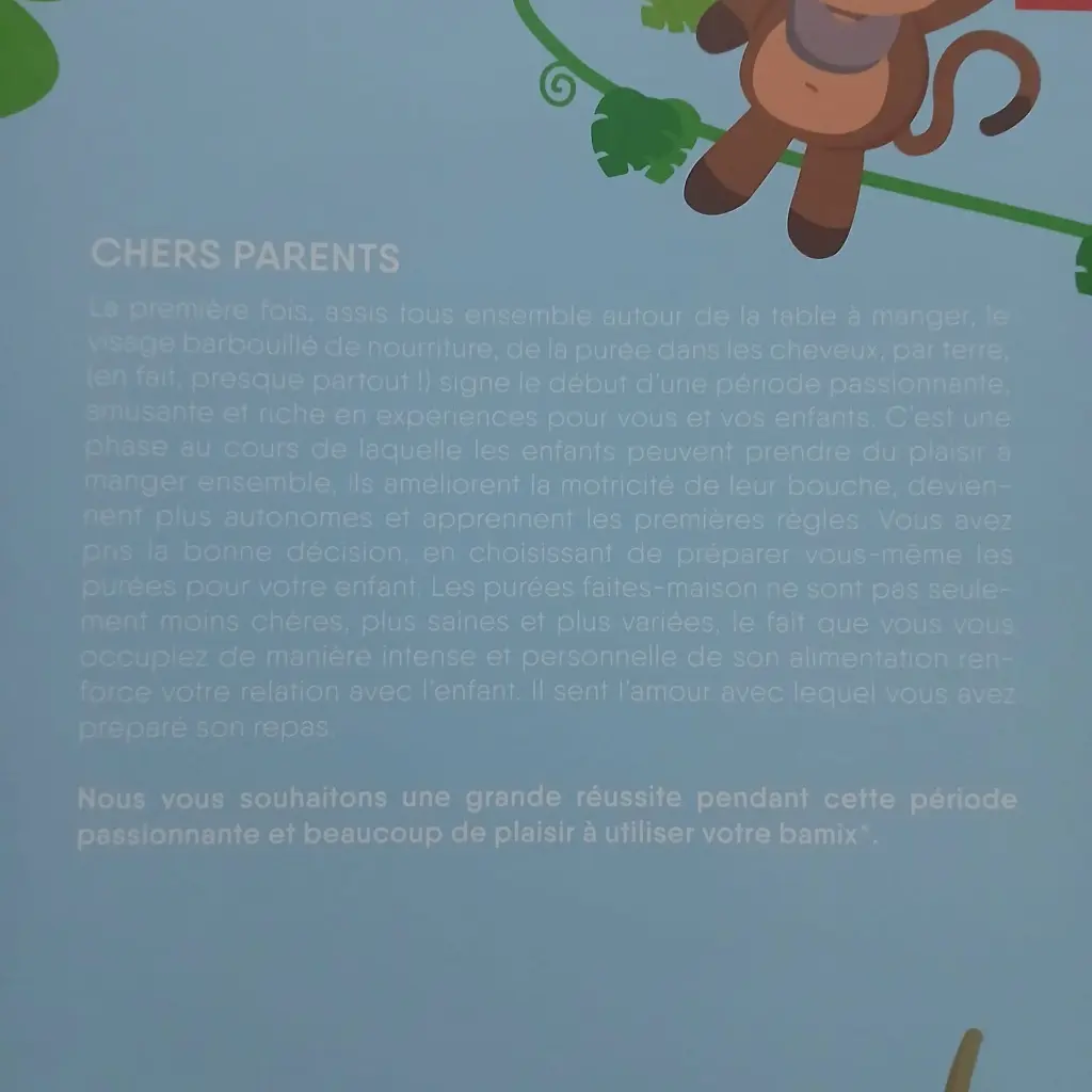 Livre recette Bamix enfant