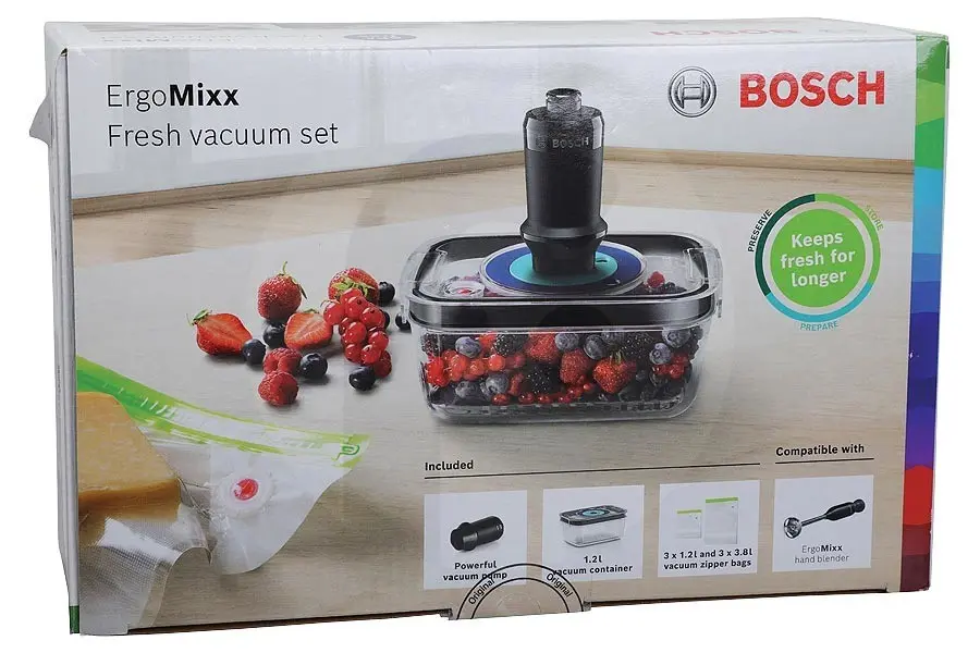 Kit sous vide Bosch avec pompe, boite fraicheur et sachet (2).webp