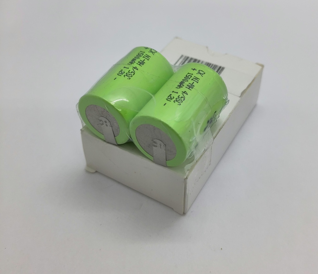 Batterie Ni-MH (2x) - 4/5SC - 1.2V - 1500mAh - ø22x33mm - Universel