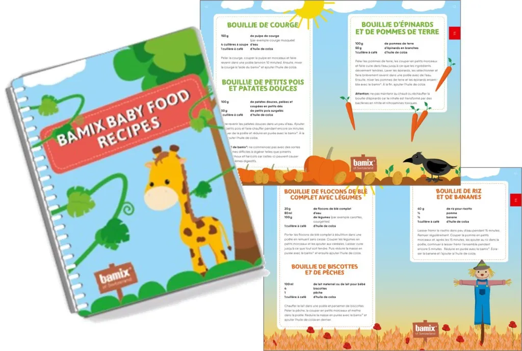 Livre recette Bamix Baby Food enfant.webp