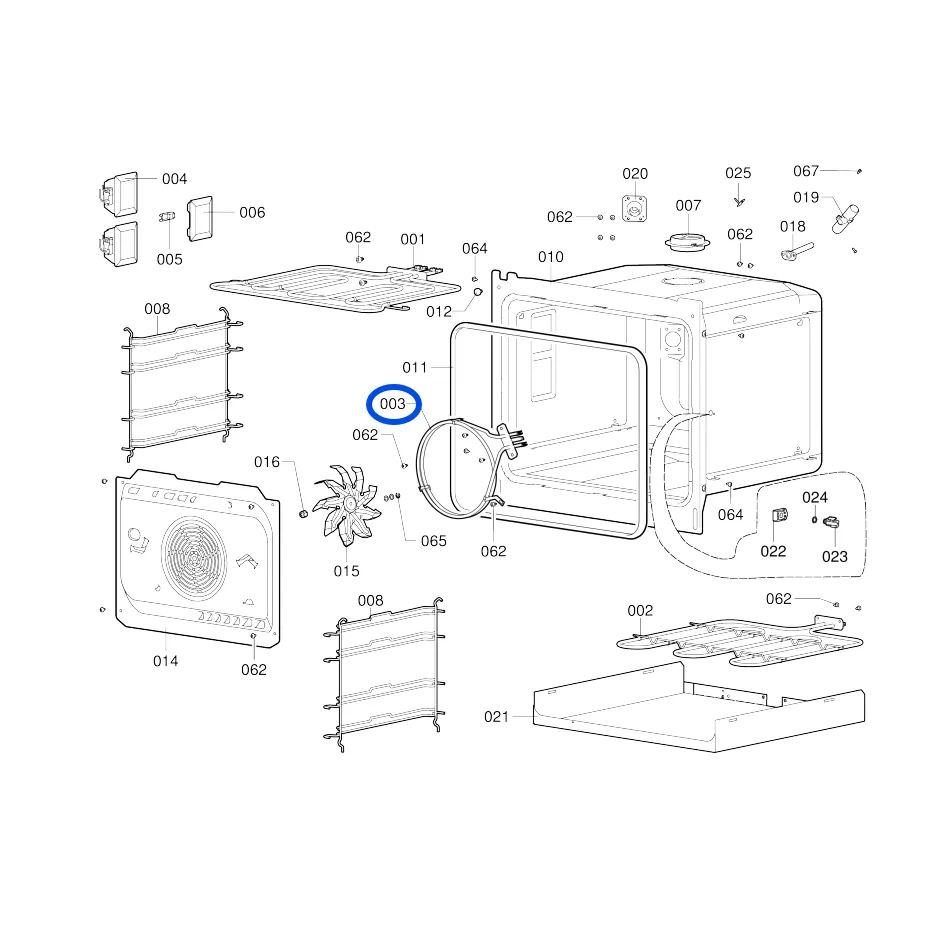 Corps de chauffe circulaire four V zug K44413.webp