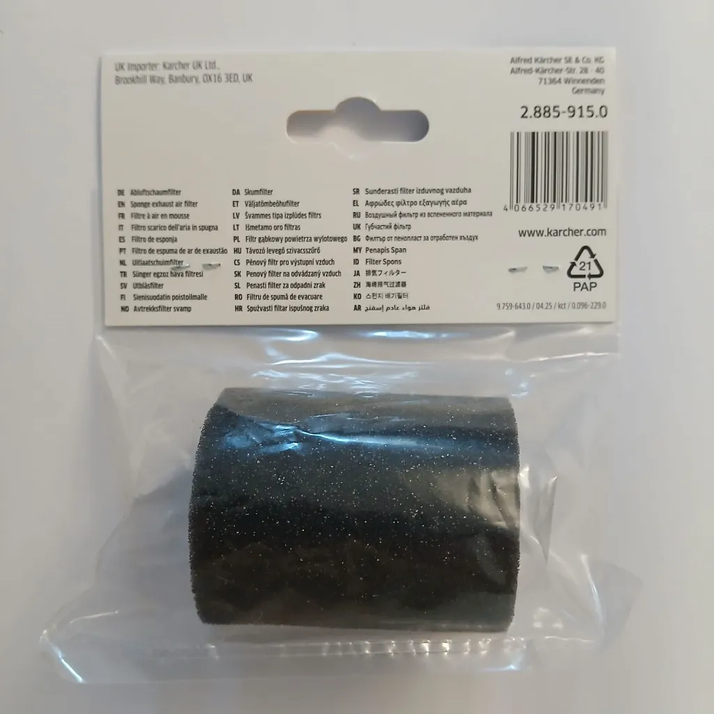 Filtre Aspirateur Kärcher en mousse 4066529170491.webp