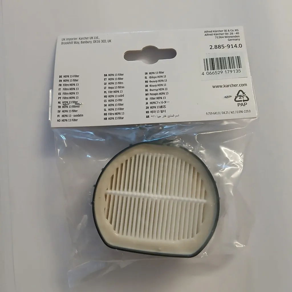 Filtre Aspirateur Kärcher HEPA 13 4066529179135.webp