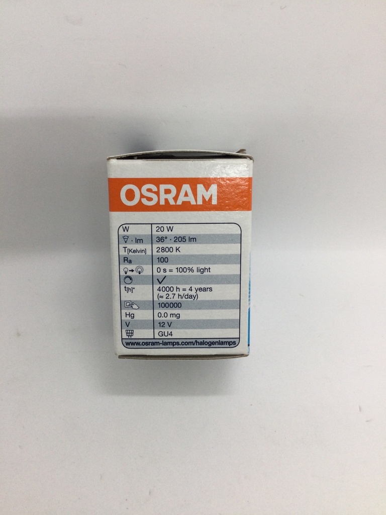 Ampoule halogène GU4 20W 12V