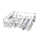 Panier lave-vaisselle Bosch Siemens 20001989.webp