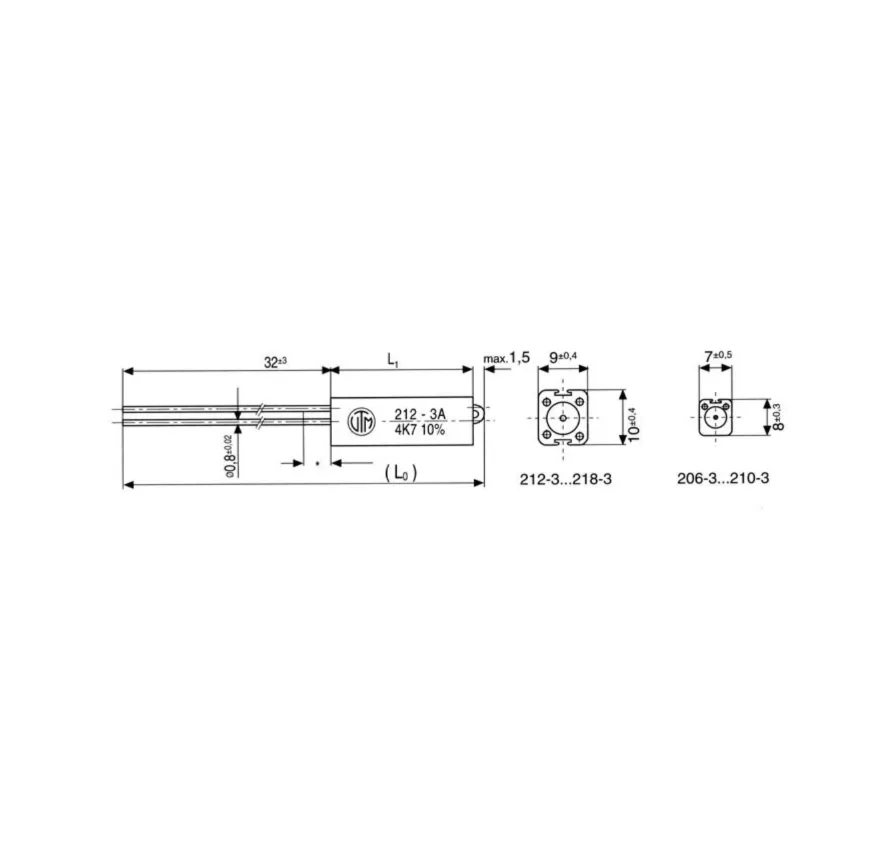 Schéma résistance 100 ohm 11W CGS SBCHE11.webp