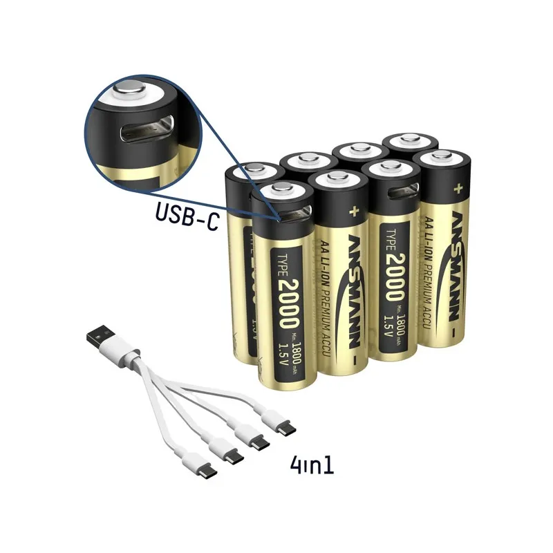 Pile rechargeable AA 1312-0039 Ansmann