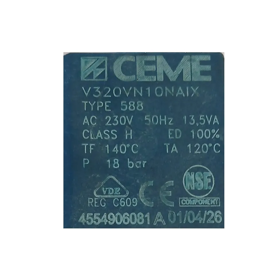 Electrovanne Ceme machine à café V320VN10NAIX.webp