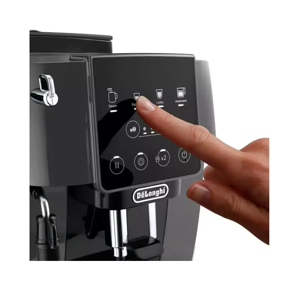 Machine à café Delonghi gris anthracite.webp