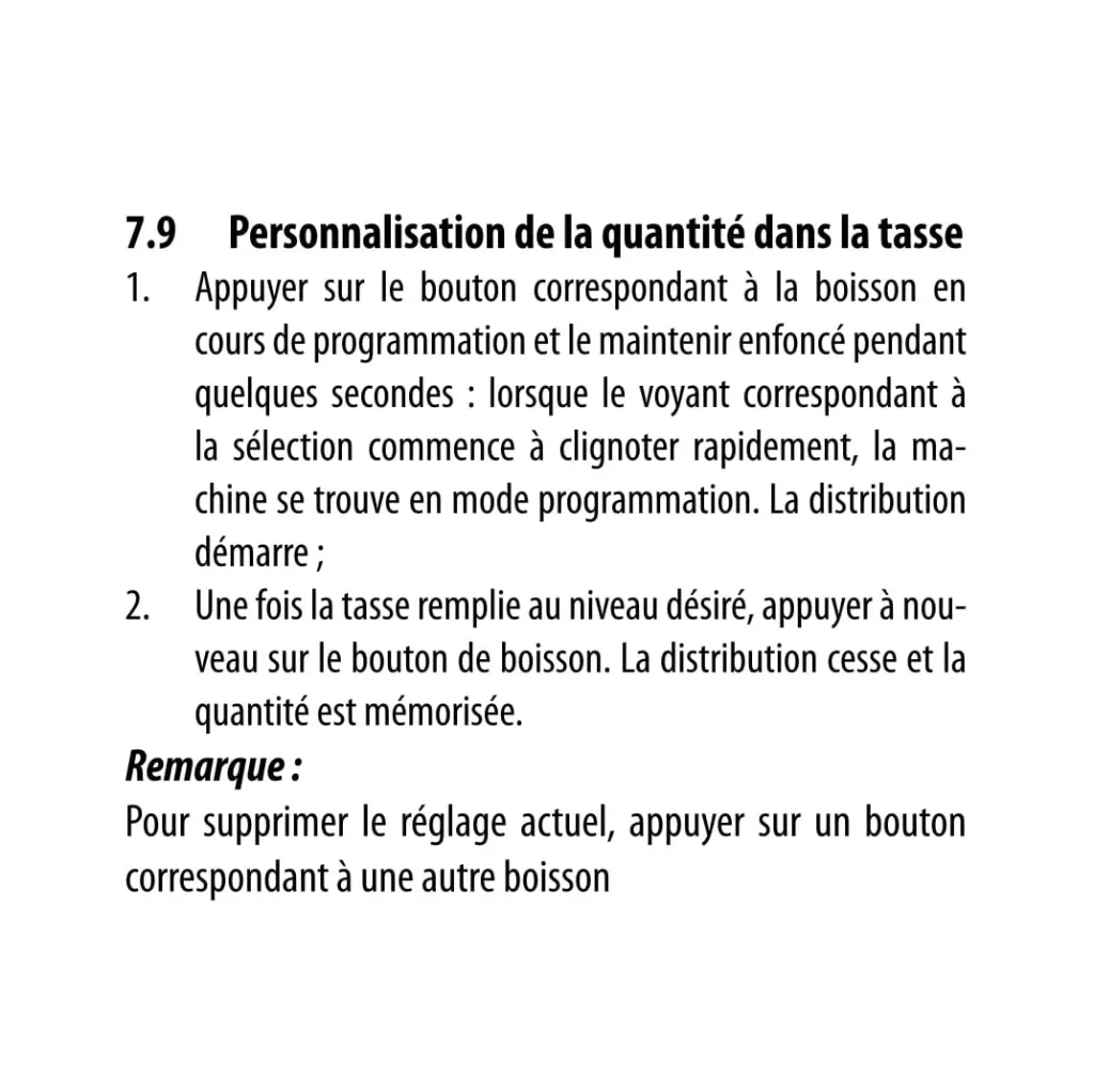 Réglage quantité d'eau machine à café Delonghi.webp