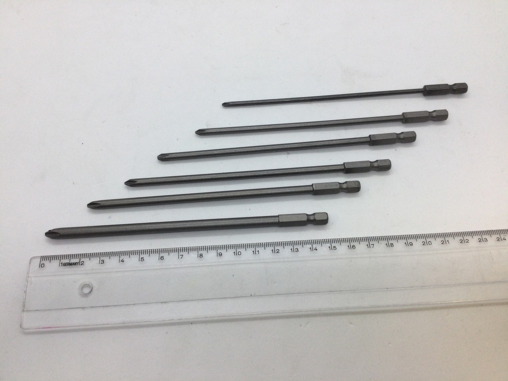 Rallonge 1/4" cruciforme avec tige 15cm