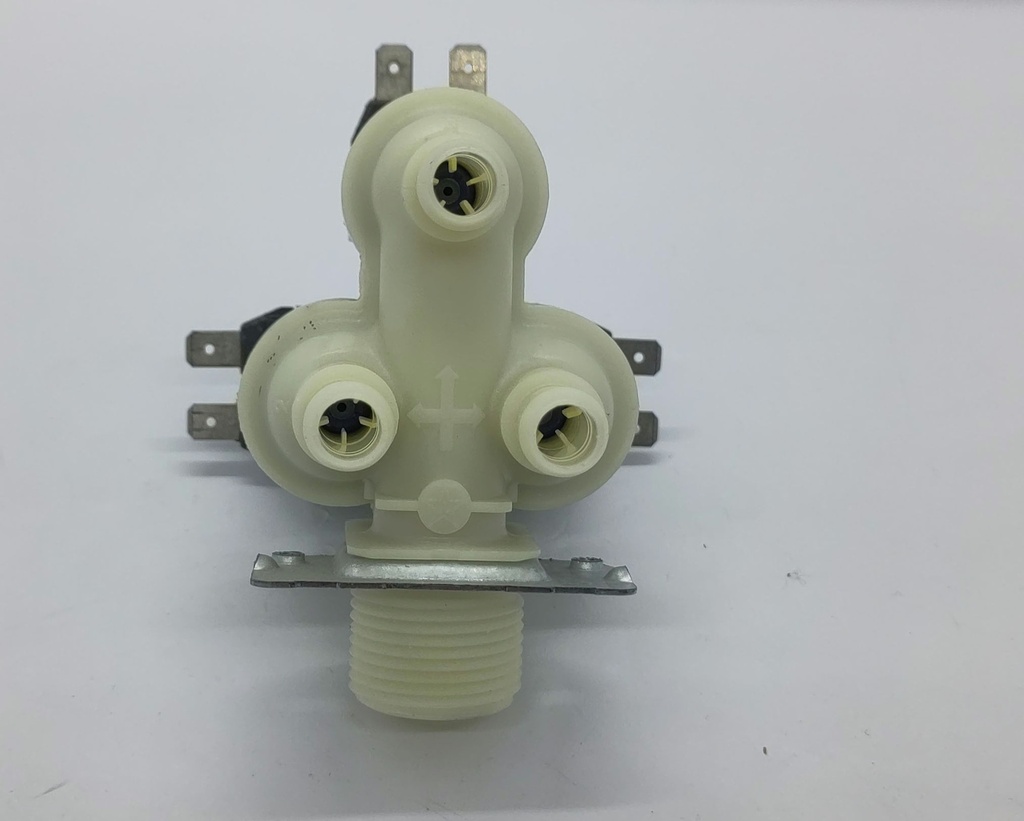 Electrovanne 3 voies - ø10mm -  3/4" - 90° -  230V - Universel