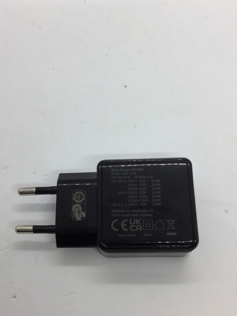 Chargeur 5V à 12V - 20W - USB + USB Type C - 1001-0109 - Ansmann