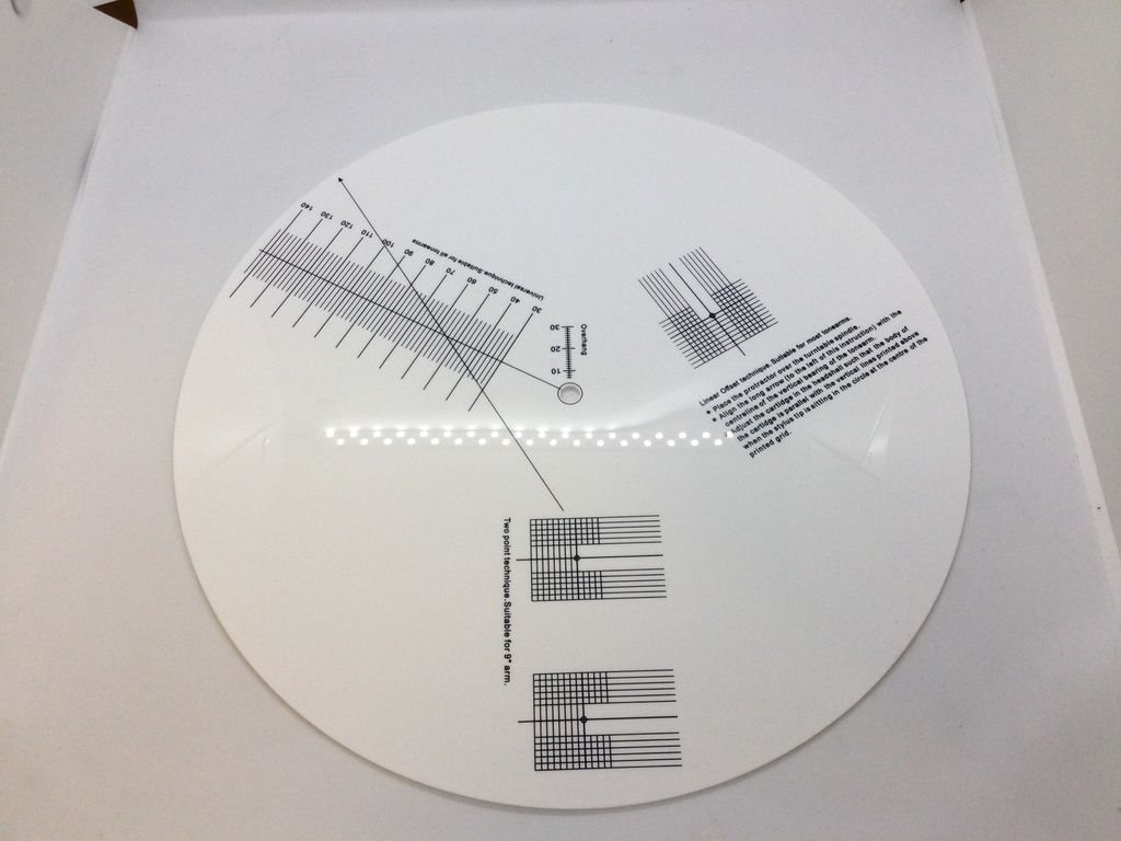 Vinyle réglage anti-skating