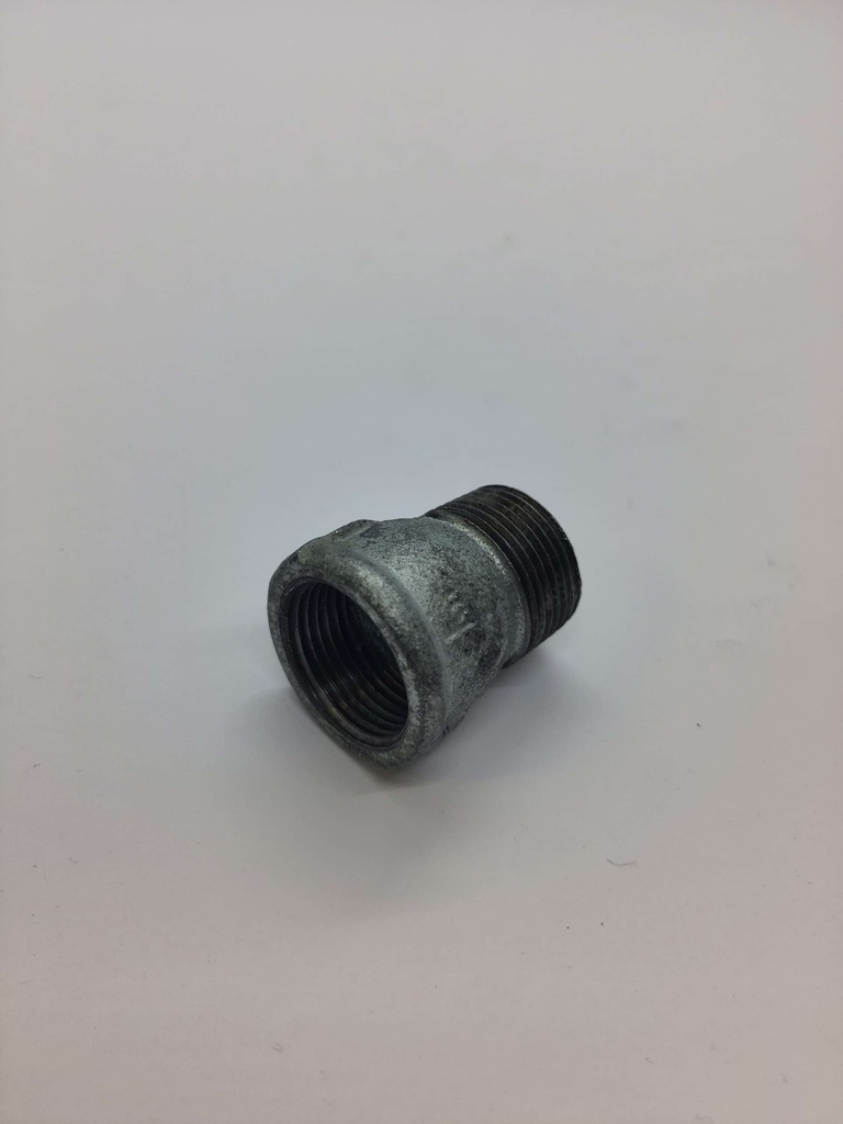 Raccord acier mâle 3/4" vers femelle 3/4"