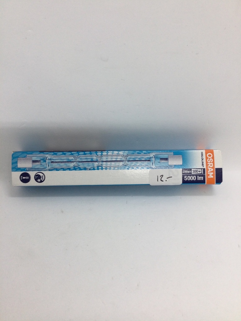 Ampoule halogène R7s 230W (=300W) - 230V - 114.2mm - Osram