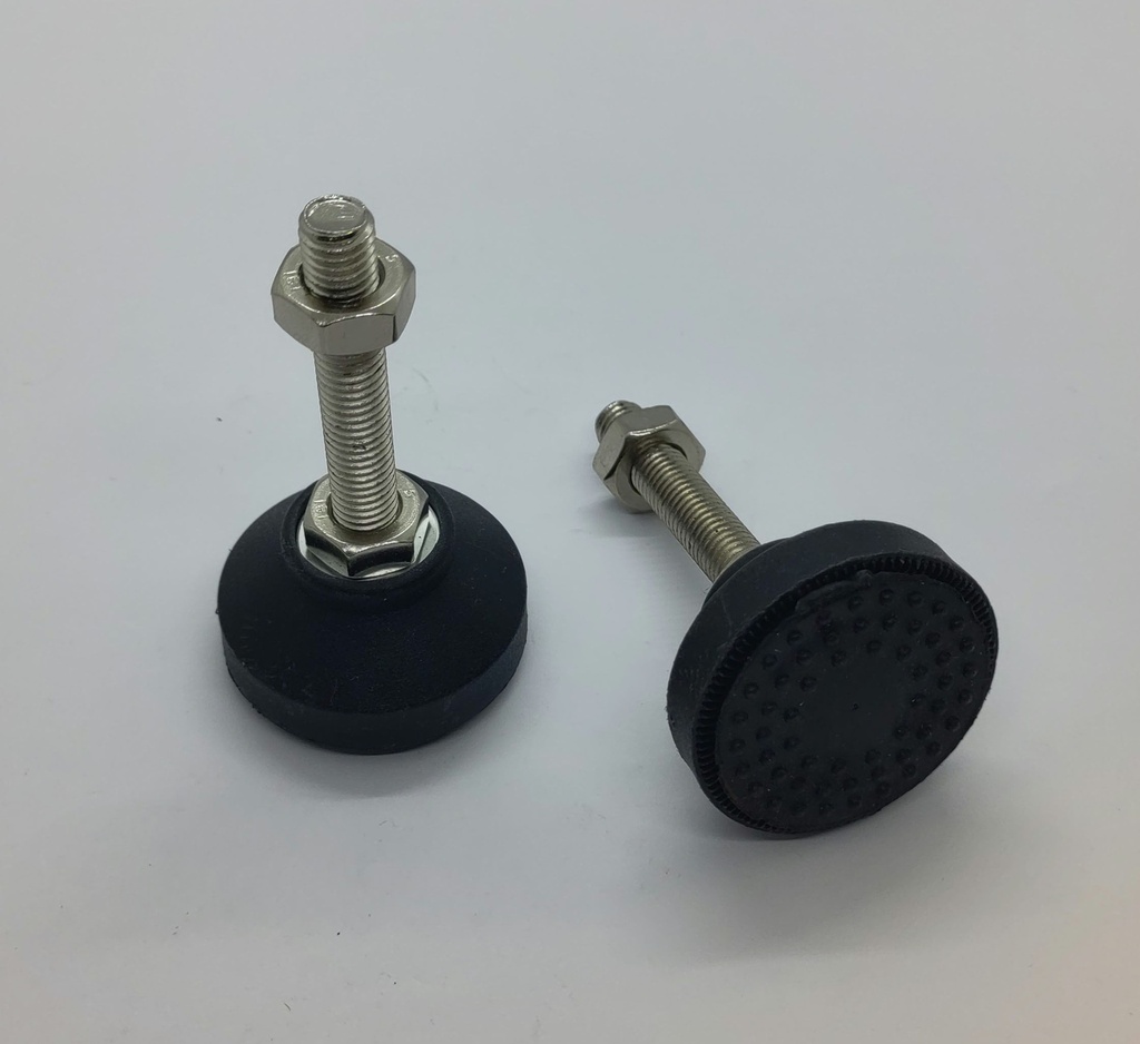 Lot 2 pièces  : pieds lave-linge ø48mm - M10x55mm - Universel