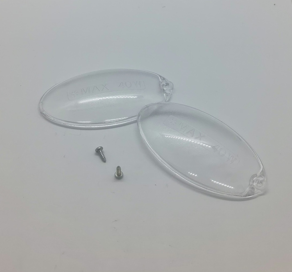 Lot 2 caches lampe / Lumière - 133.0058.595 - Hotte - Fabler / Robin / Universel