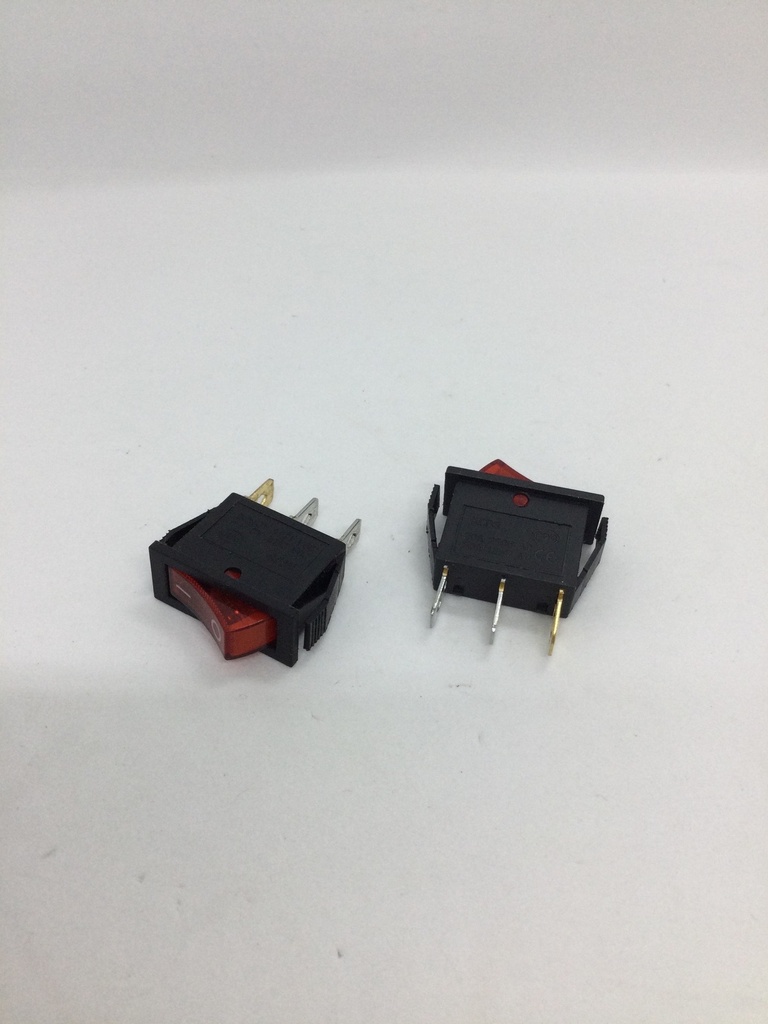 Schalter ein/aus - (30x13mm) 3 pins - 20A (max.) - 250V - KCD3