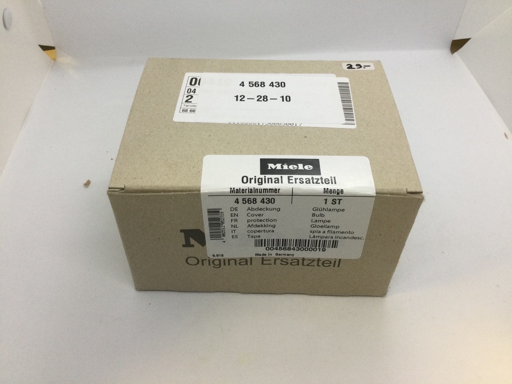 Cache lampe Réfrigérateur Miele - 4568430