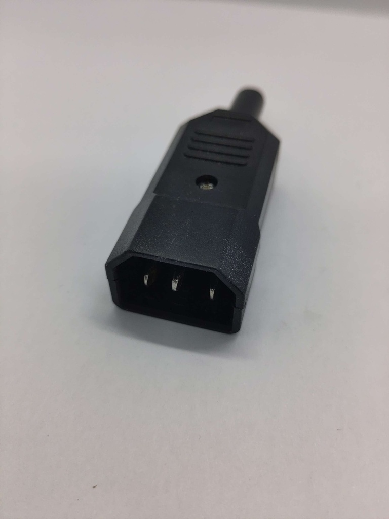 Fiche C14 IEC -mâle - 10A / 250V - Universel