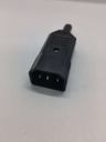 Fiche C14 IEC -mâle - 10A / 250V - Universel