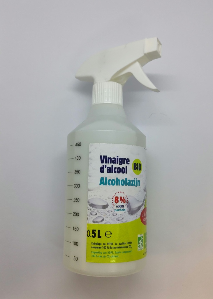 Spray vaporisateur avec vinaigre Bio 8% - 510ml - Universel