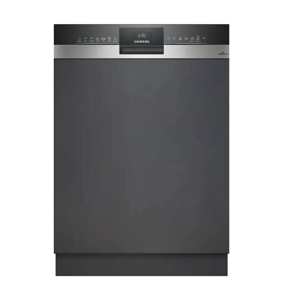 Lave vaisselle Siemens SN encastrable avec bandeau noir/inox