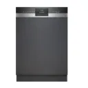 Lave vaisselle Siemens SX encastrable avec bandeau noir/inox