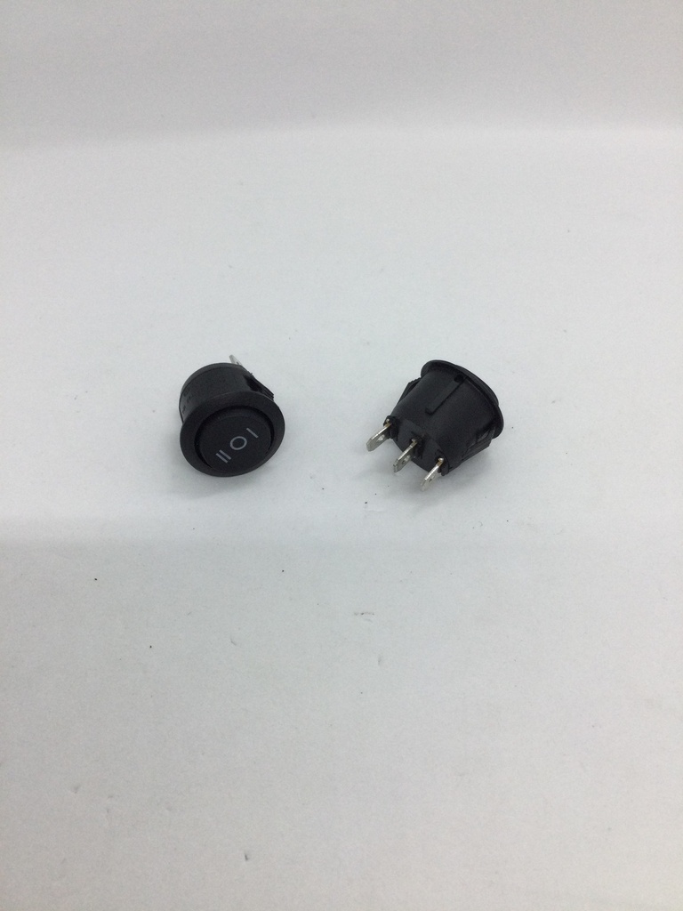 Interrupteur on/off 2 vitesses - (dia 23mm) 3 pins - 6A (max.) - 250V - KCD1