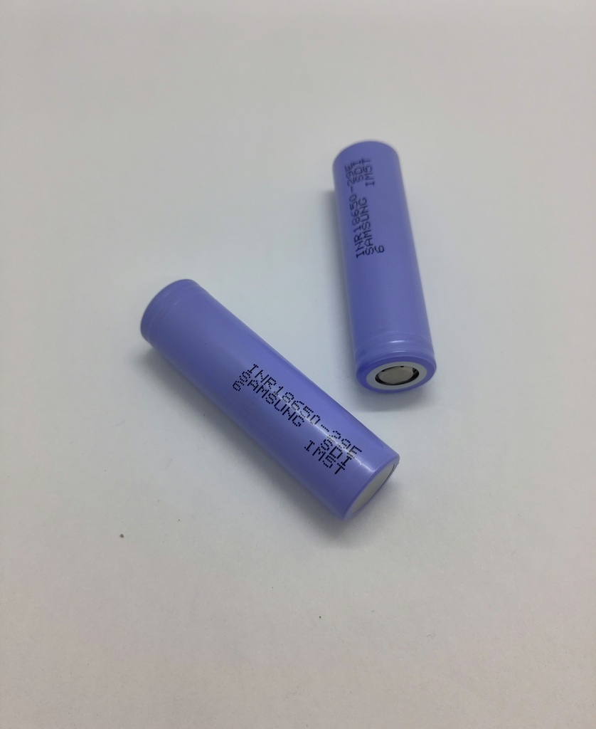 Batterie Li-ion (2x) INR 18650 - 3.7V - 2900mAh - 18x65mm - Samsung / Universel