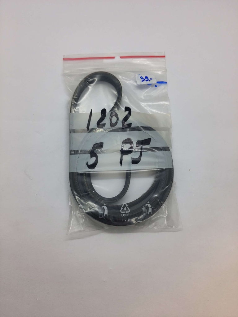 Courroie 1202 J5 x 11.8mm poly V (rainure)
