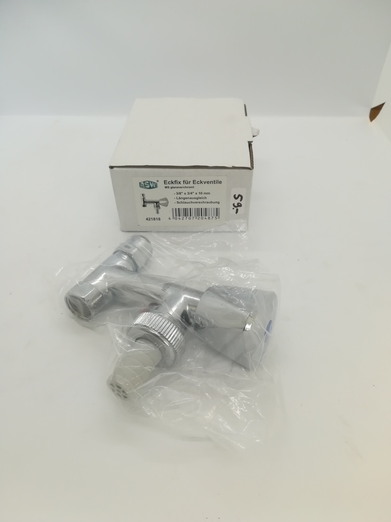 Robinet sous évier 3/8" - 3/4" x 10 mm - 421818 - Universel