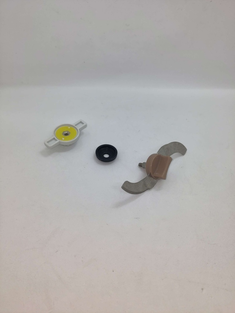 Lot : couteau + écrou  - TS-07010180 - Mixeur - Seb