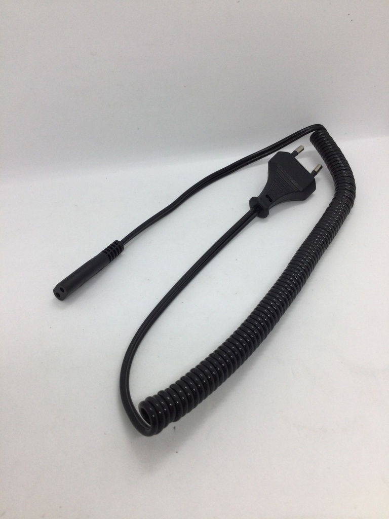 Câble spirale fiche Suisse T11 droit